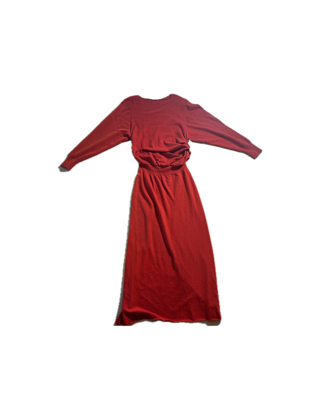 Jacquemus Red Knit Maxi Dress Size 40